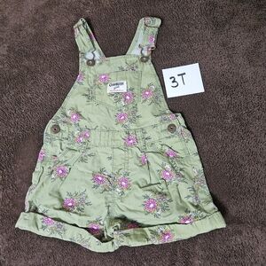 OshKosh flower overalls 3T